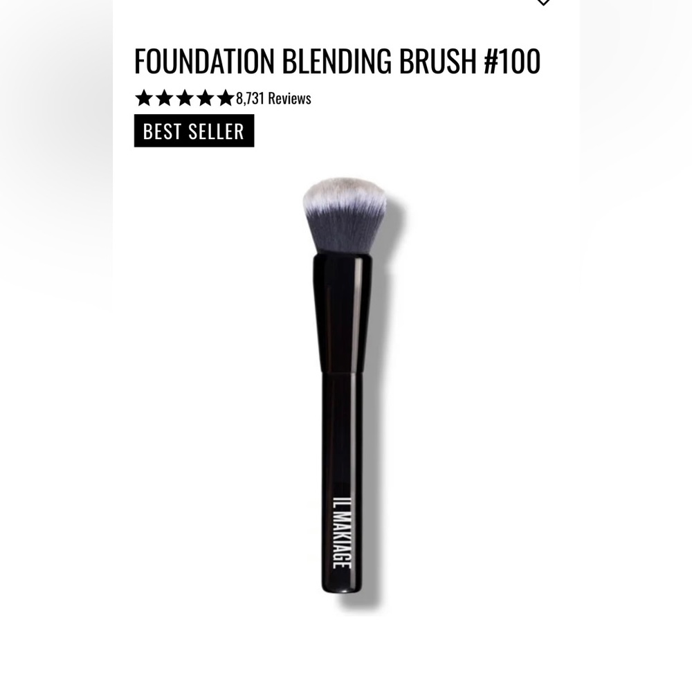 BNIB IL MAKIAGE FOUNDATION BLENDING BRUSH #100
